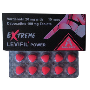 EXTREME LEVIFIL SUPER POWER  Wardenafil + Dapoksetyna Leczyć zaburzenia erekcji
