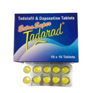 Extra Super Tadarad Dapoksetyna + Tadalafil Leczy impotencję i przedwczesny wytrysk